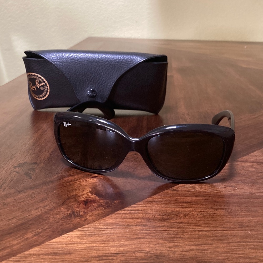 Ray-Ban Polarized Black Jackie Ohh Sunglasses RB 4101
